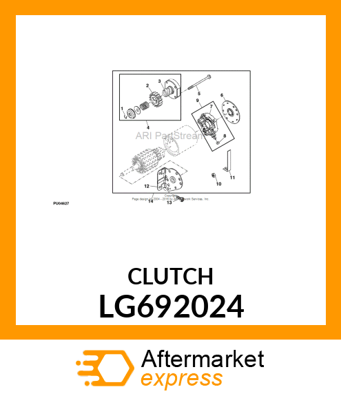 CLUTCH ASSEMBLY, STARTER LG692024