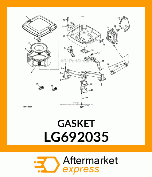 GASKET, INTAKE LG692035