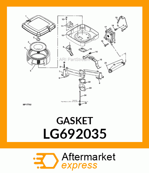 GASKET, INTAKE LG692035