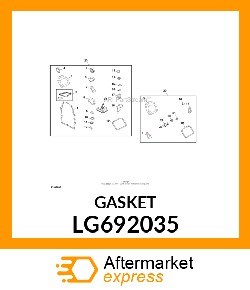 GASKET, INTAKE LG692035