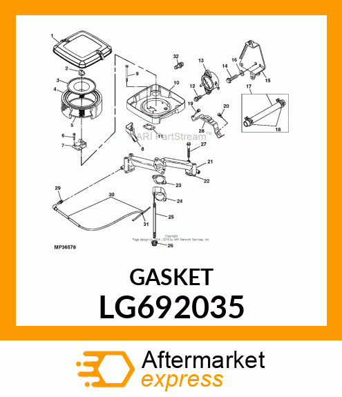 GASKET, INTAKE LG692035