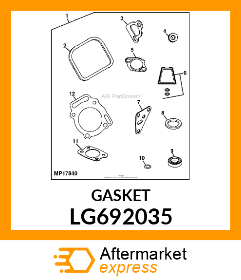 GASKET, INTAKE LG692035