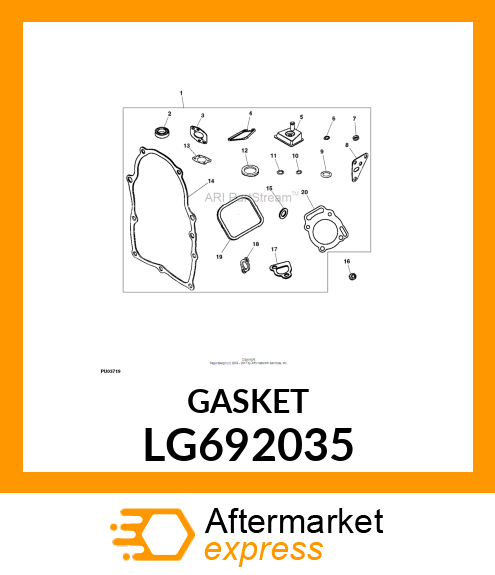 GASKET, INTAKE LG692035