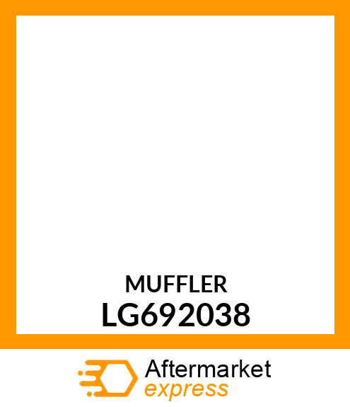 MUFFLER, EXHAUST LG692038