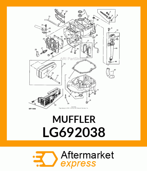 MUFFLER, EXHAUST LG692038