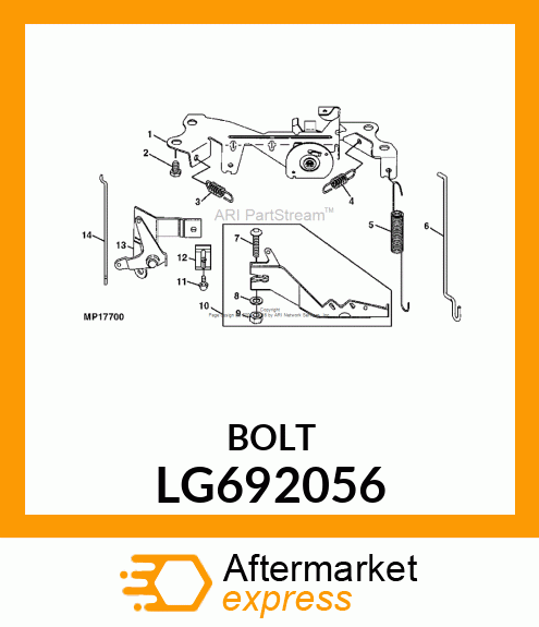 SCREW, HEX LG692056