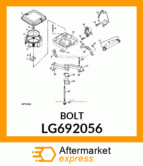 SCREW, HEX LG692056