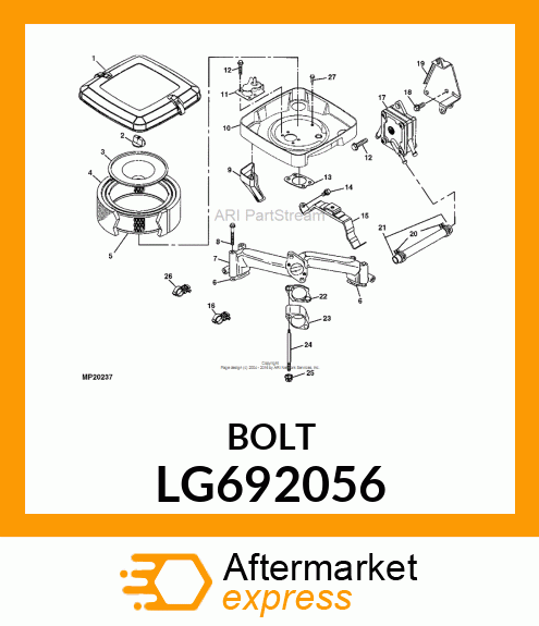 SCREW, HEX LG692056