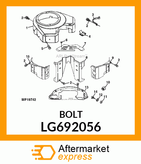 SCREW, HEX LG692056