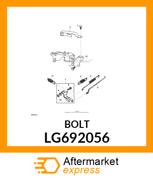 SCREW, HEX LG692056