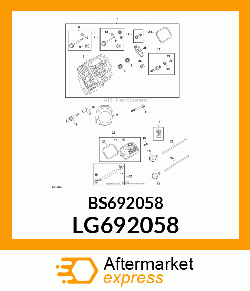 RETAINER, VALVE LG692058