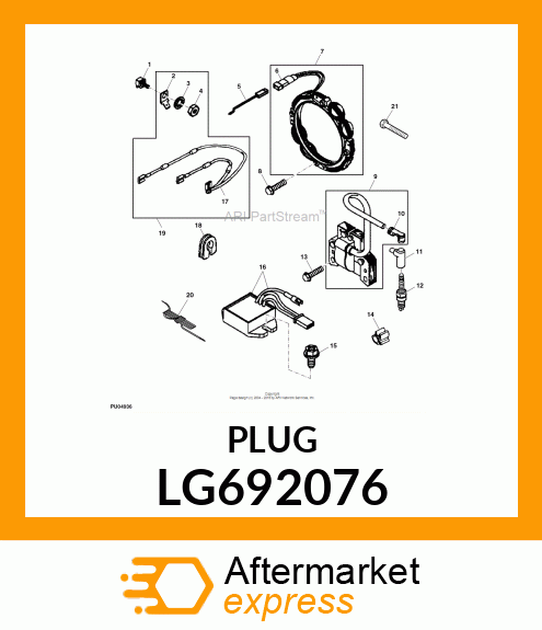 BOOT, SPARK PLUG LG692076