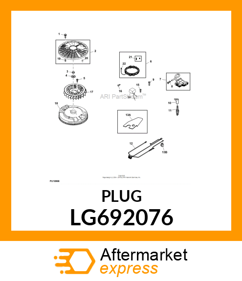 BOOT, SPARK PLUG LG692076