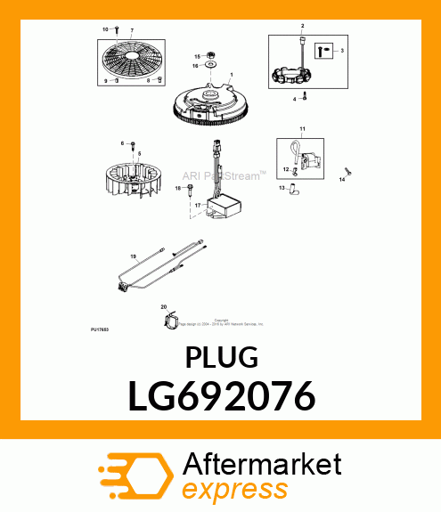 BOOT, SPARK PLUG LG692076