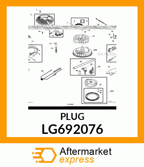 BOOT, SPARK PLUG LG692076