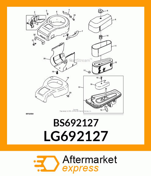 Screw LG692127