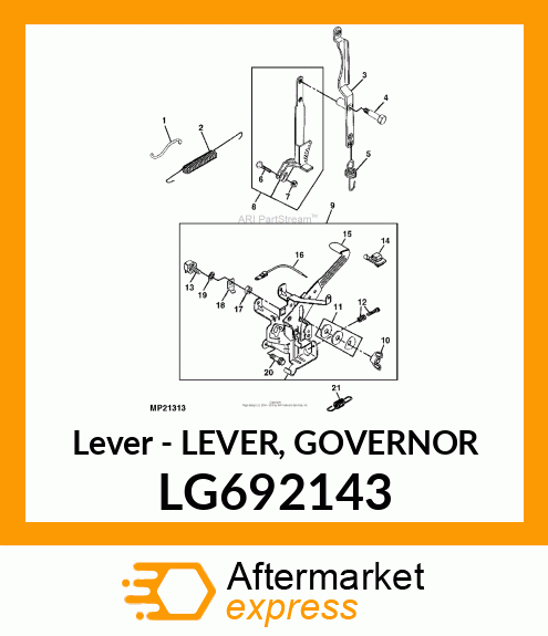 Lever Governor LG692143