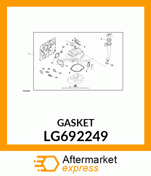 GASKET, CYLINDER HEAD LG692249