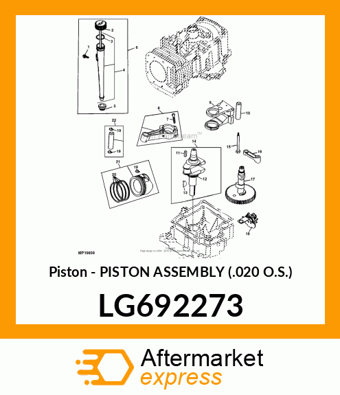 Piston LG692273