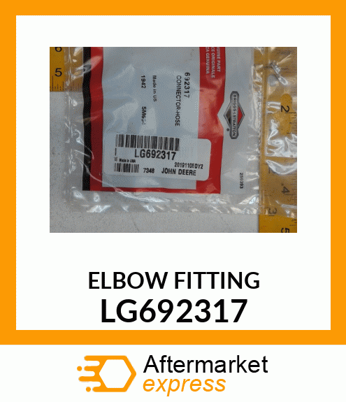 FITTING, 90 DEGREE ELBOW LG692317