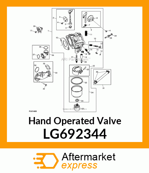 Hand Operated Valve LG692344