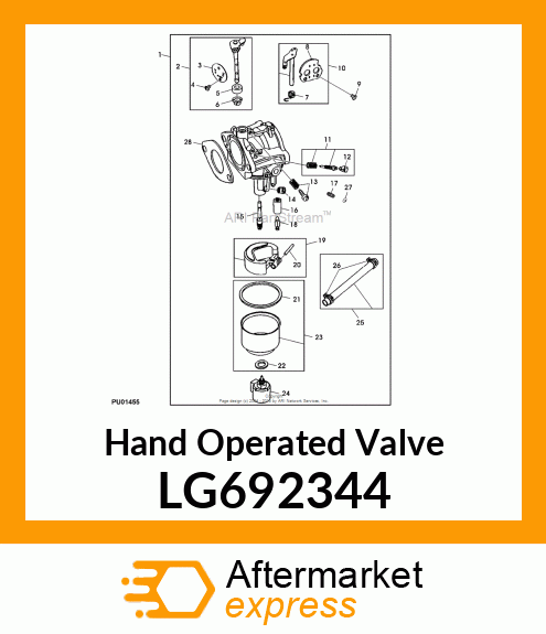 Hand Operated Valve LG692344