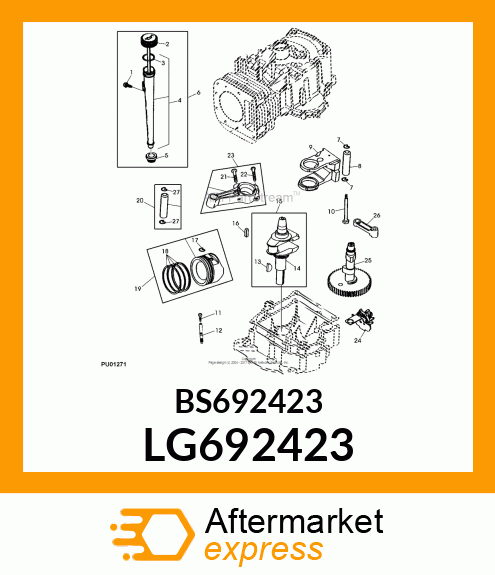 Counterweight LG692423