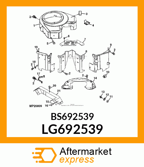 SCREW, HEX LG692539