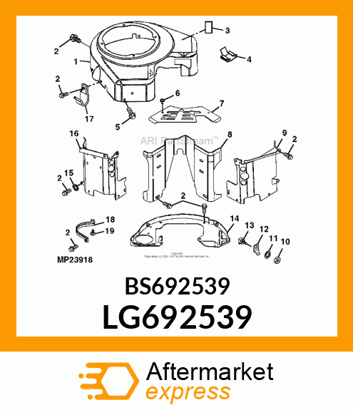 SCREW, HEX LG692539