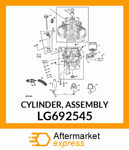 CYLINDER, ASSEMBLY LG692545