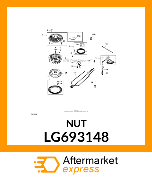 NUT, NUT LG693148