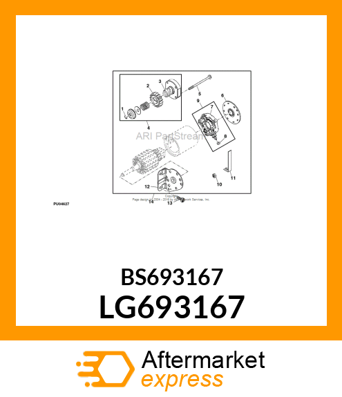 NUT, STARTER TERMINAL LG693167