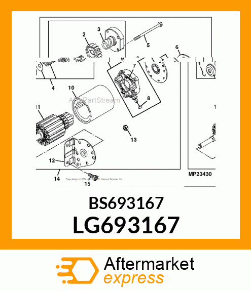 NUT, STARTER TERMINAL LG693167