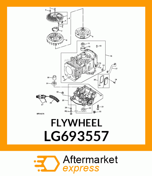 FLYWHEEL LG693557