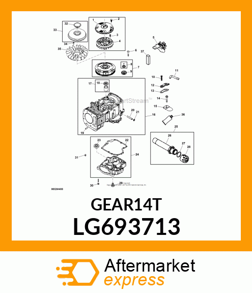 STARTER, PINION (STEEL) LG693713