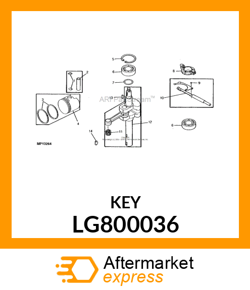 Shaft Key LG800036