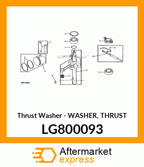 Washer Thrust LG800093