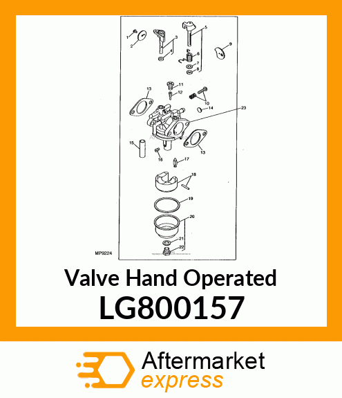 Valve Hand Operated LG800157