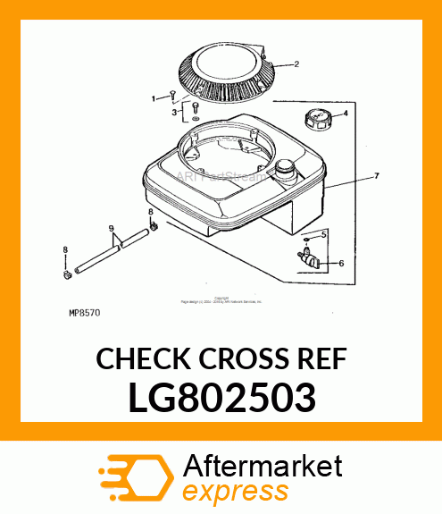 Fuel Tank - TANK, FUEL ASSEMBLY LG802503