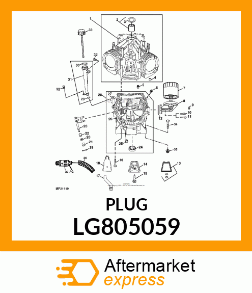 Plug Oil LG805059