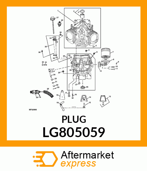 Plug Oil LG805059