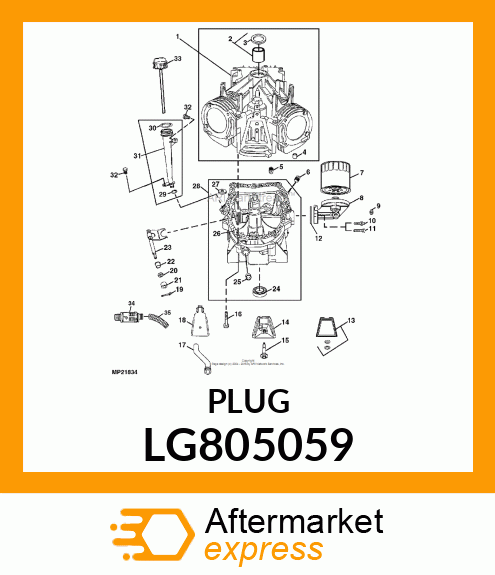 Plug Oil LG805059