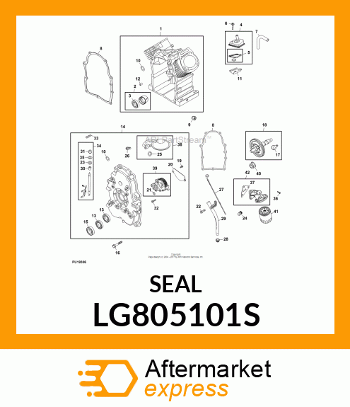 SEAL, OIL LG805101S