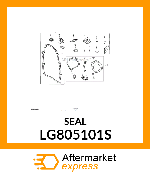 SEAL, OIL LG805101S