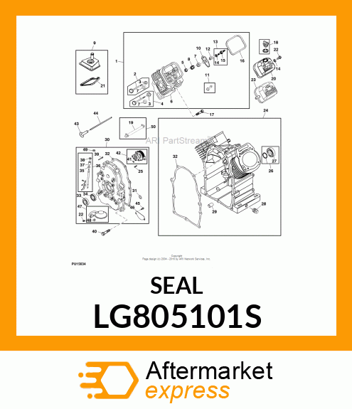 SEAL, OIL LG805101S