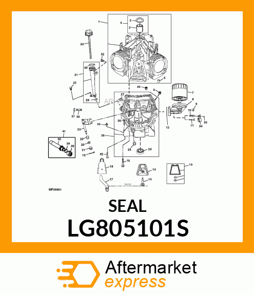 SEAL, OIL LG805101S