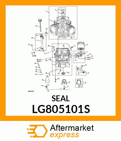 SEAL, OIL LG805101S