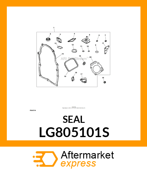 SEAL, OIL LG805101S