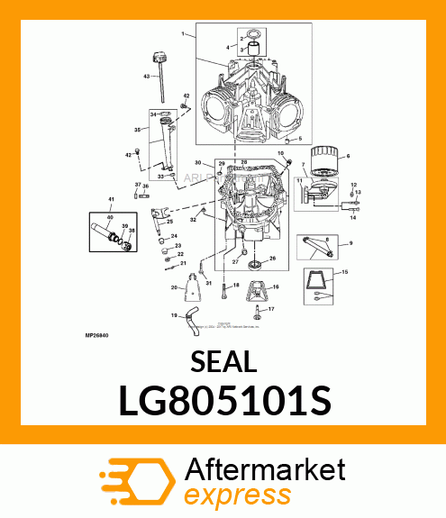 SEAL, OIL LG805101S