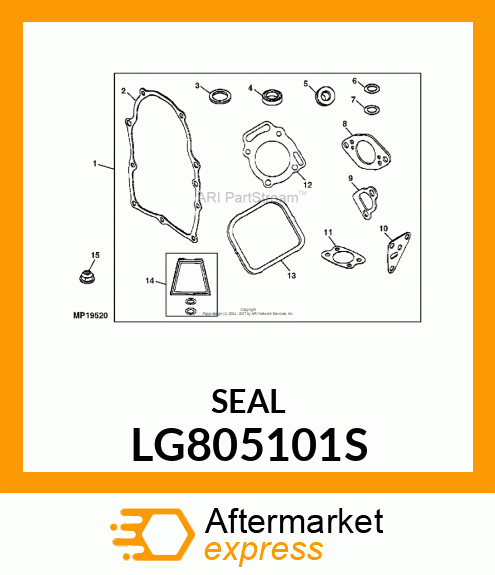 SEAL, OIL LG805101S